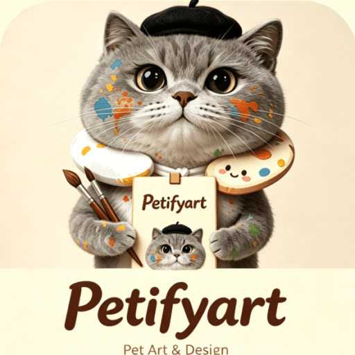 About petifyart brand logo, pet art design