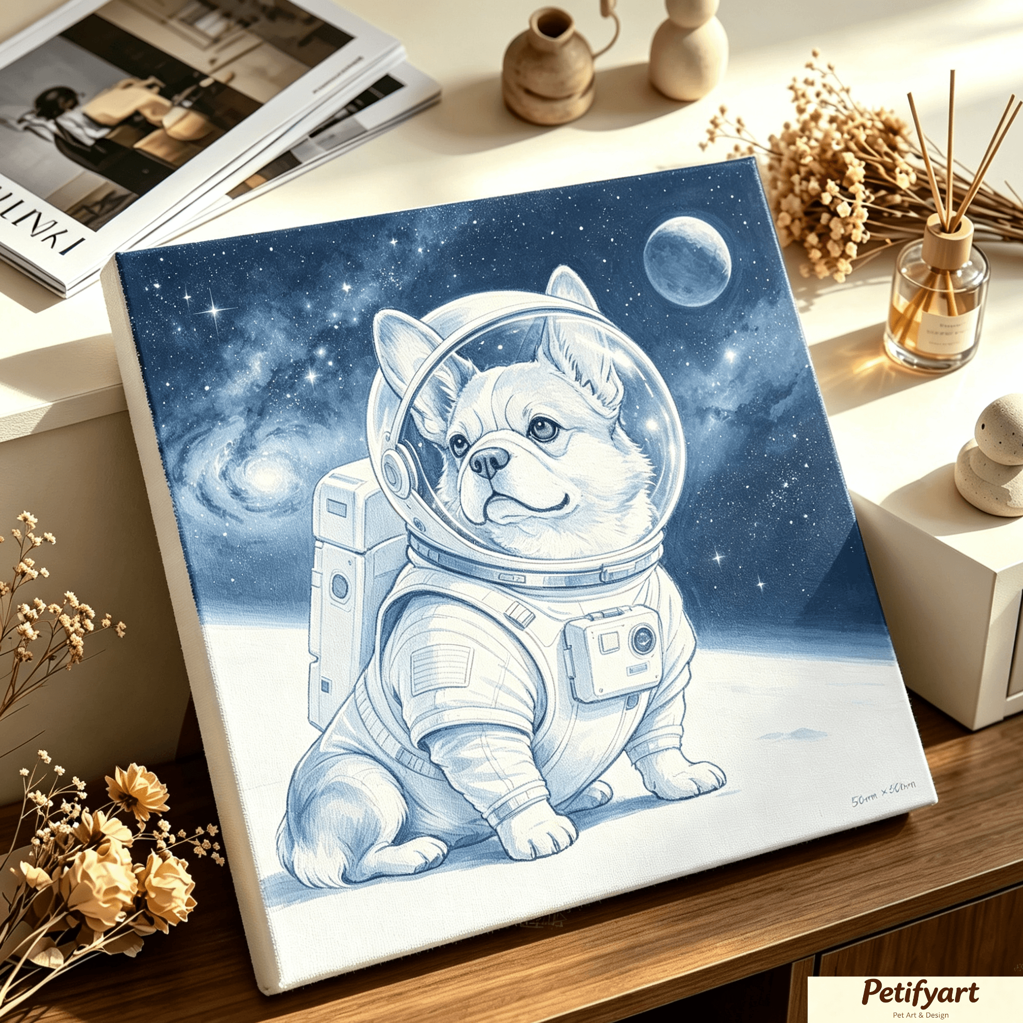 Home custom‑astronaut‑dog‑portrait‑space‑wall‑art.png26