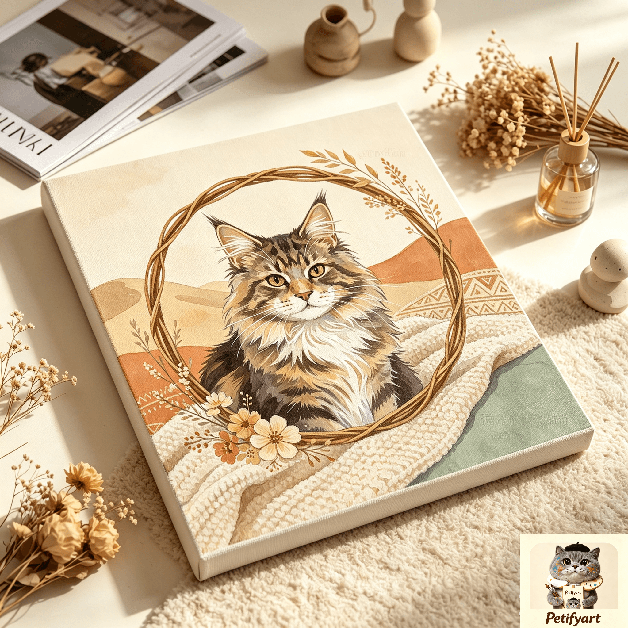 Home custom‑boho‑cat‑portrait‑wall‑art‑print.png35