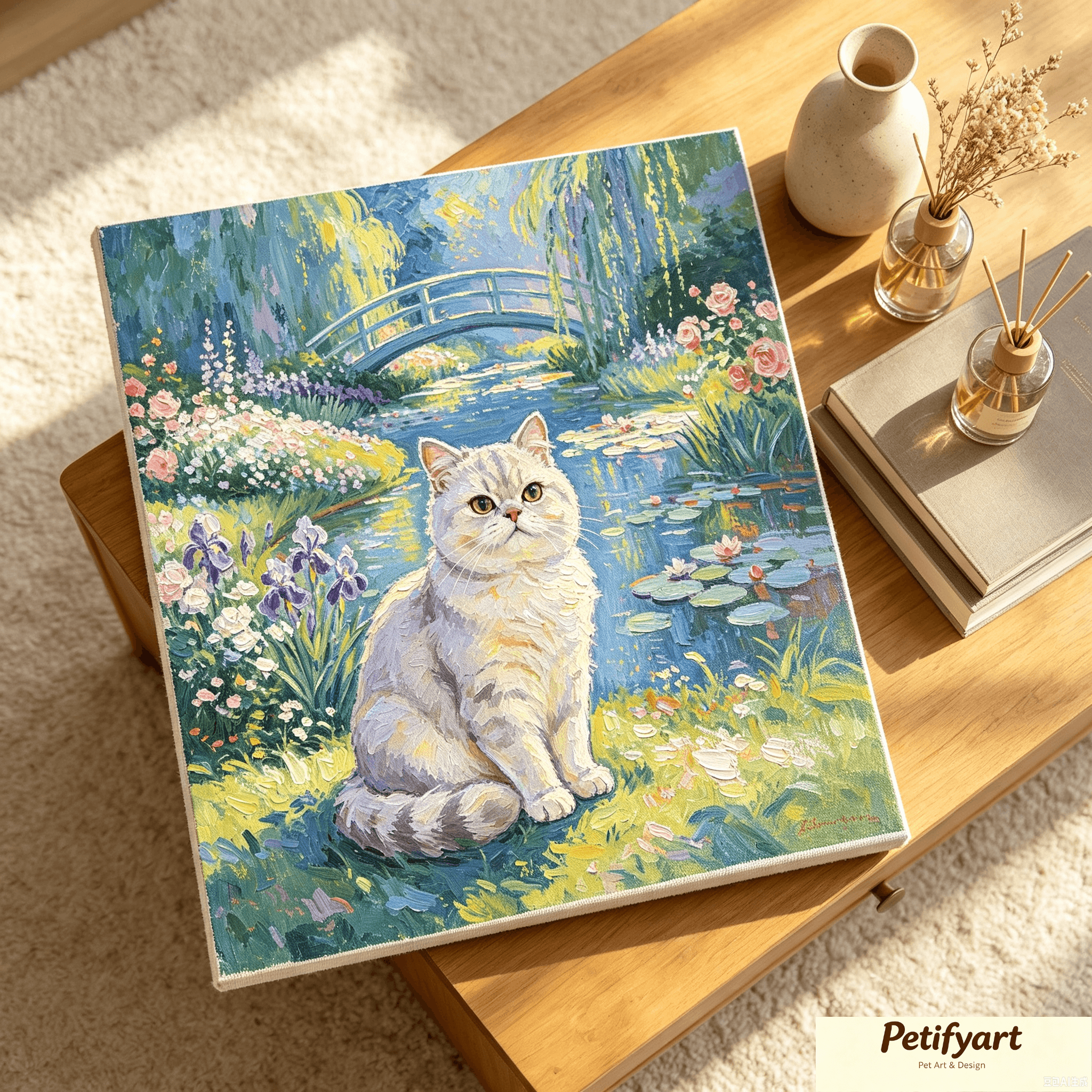 Home custom‑floral‑surround‑watercolor‑cat‑portrait‑flower‑wall‑art‑unframed.jpg14