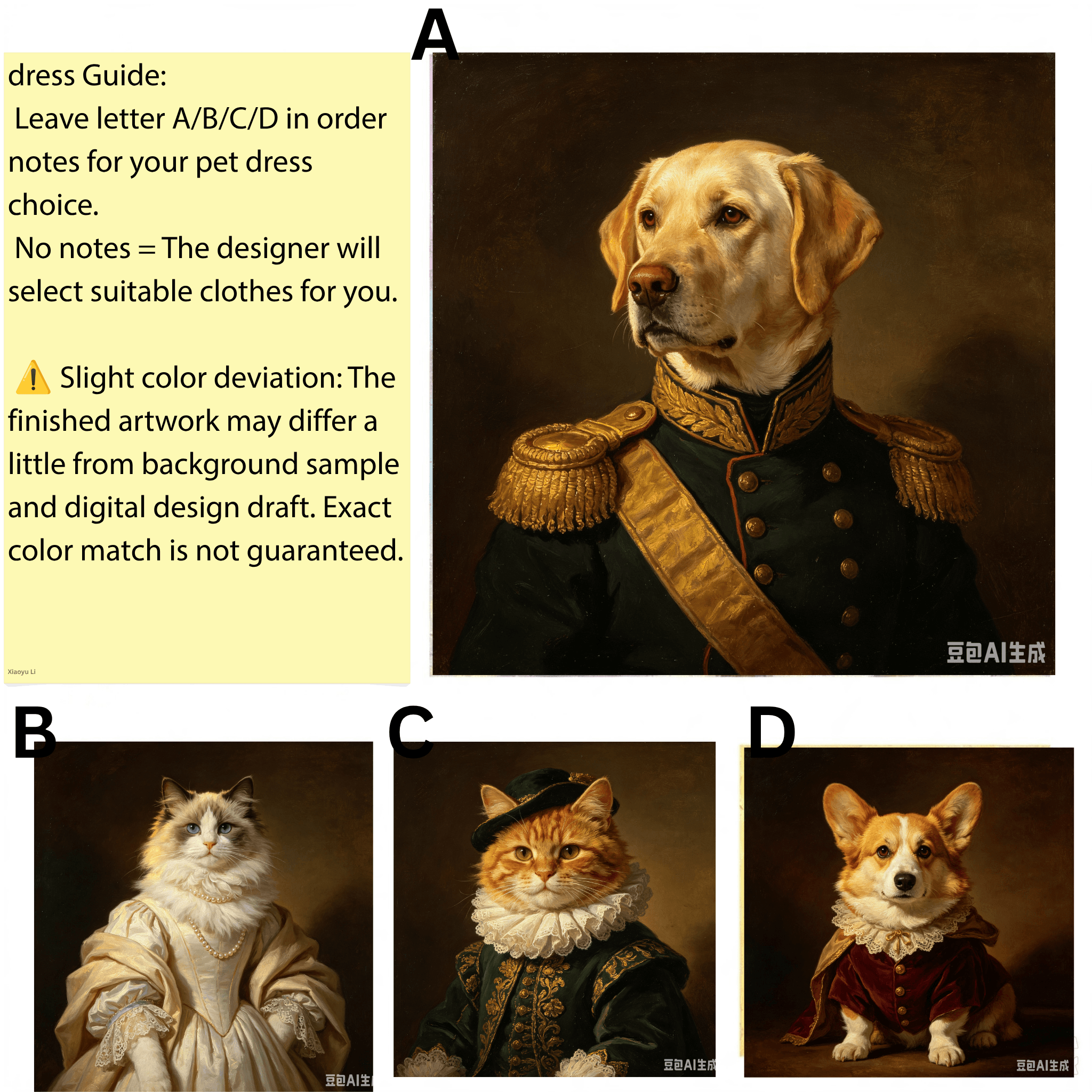 custom royal court noble dog portrait, regal royal pet canvas wall art, unframed custom royal court noble dog portrait, regal royal pet canvas wall art, unframed