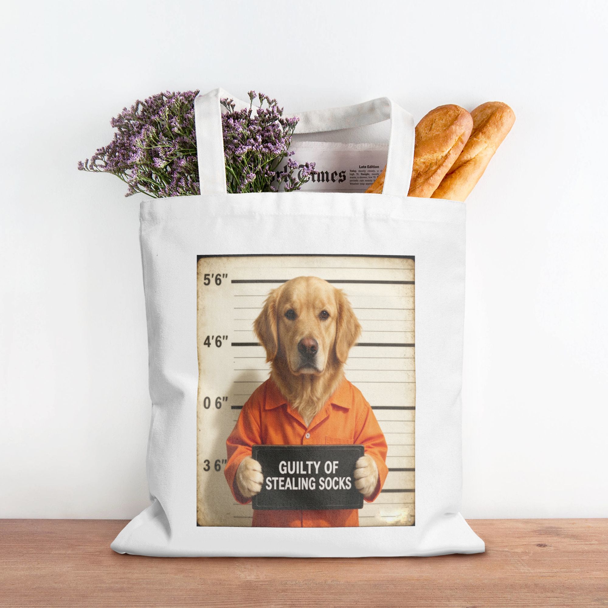 custom pet mugshot tote bag funny guilty dog portrait canvas handbag.jpg 3 custom pet mugshot tote bag funny guilty dog portrait canvas handbag.jpg 3