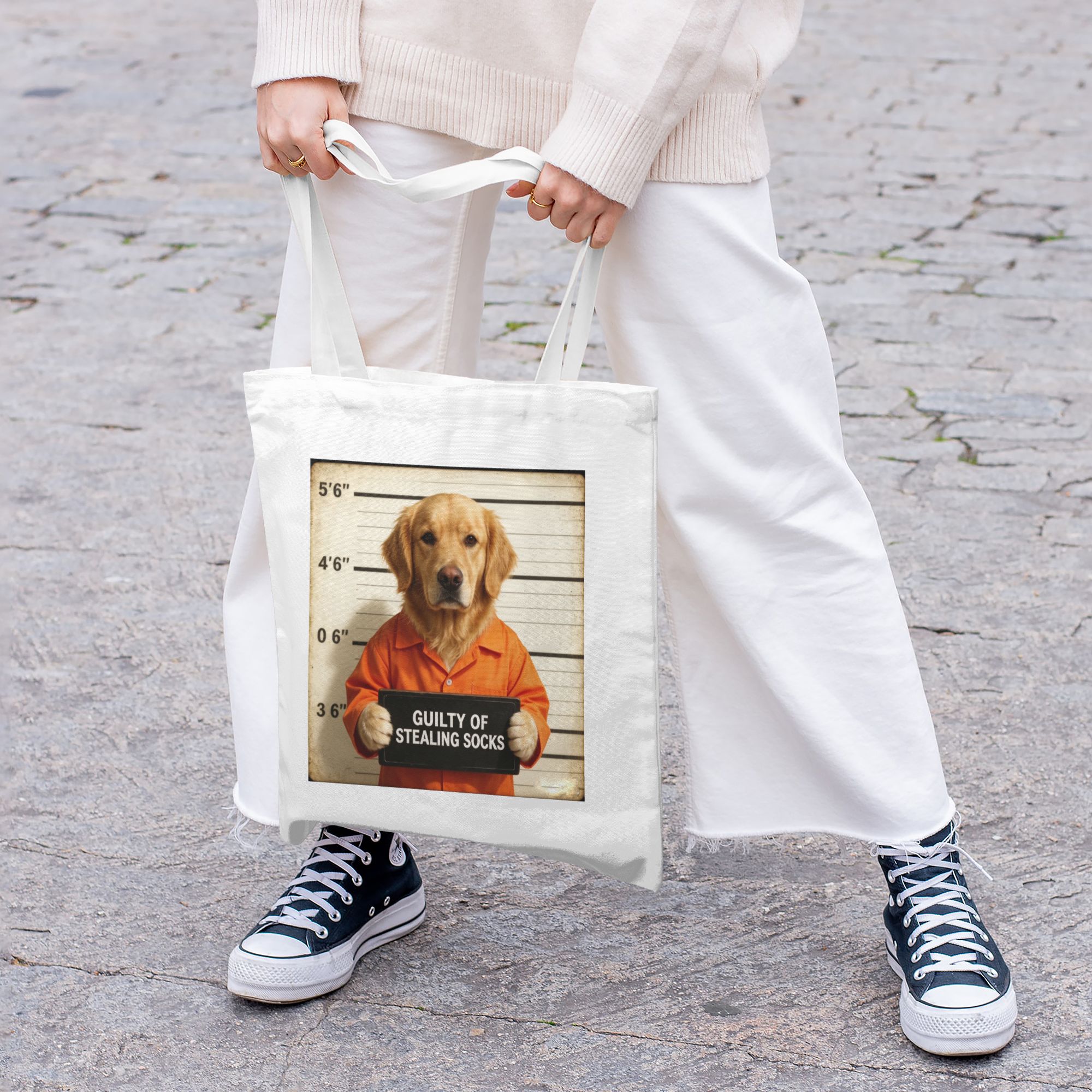 custom pet mugshot tote bag funny guilty dog portrait canvas handbag.jpg 7 custom pet mugshot tote bag funny guilty dog portrait canvas handbag.jpg 7