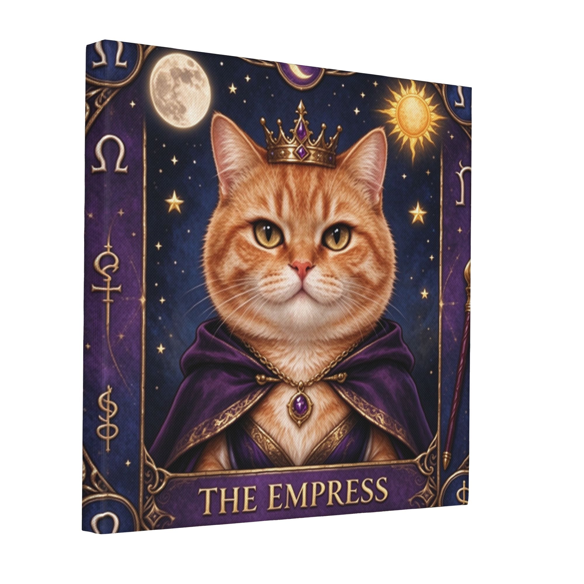 custom tarot pet portrait canvas art the empress cat dog wall decor.jpg1 custom tarot pet portrait canvas art the empress cat dog wall decor.jpg1