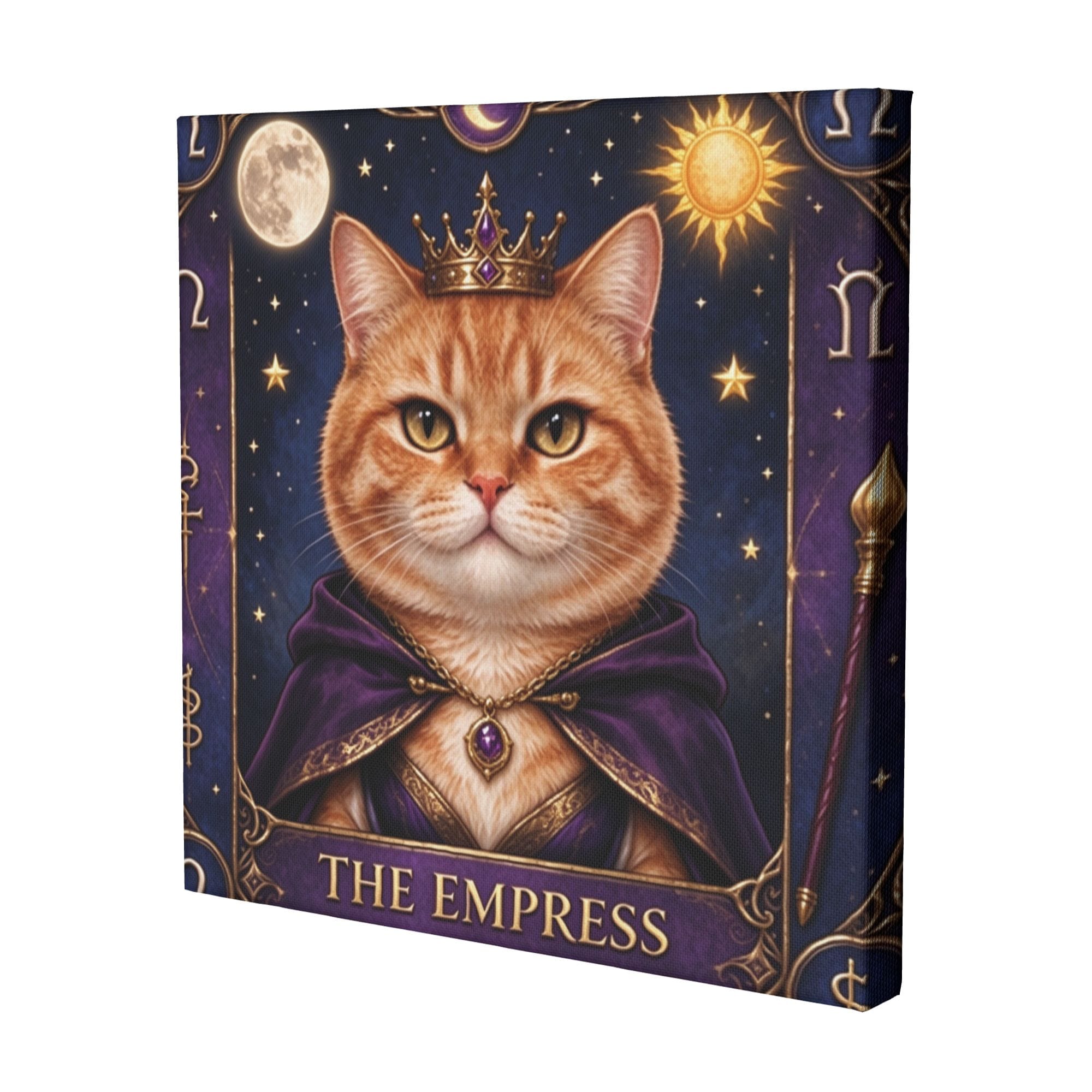 custom tarot pet portrait canvas art the empress cat dog wall decor.jpg3 custom tarot pet portrait canvas art the empress cat dog wall decor.jpg3
